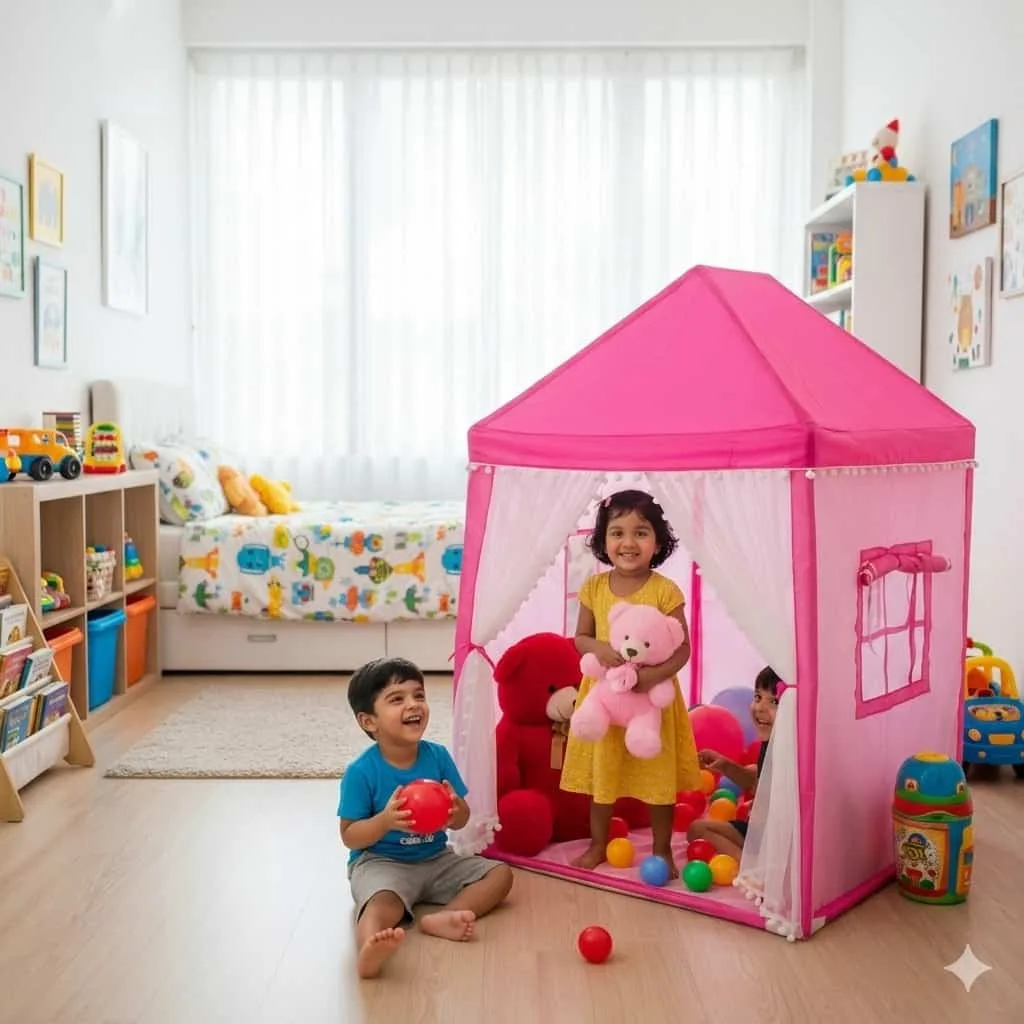 Baby Castle House | ৩০ পিস বলসহ প্রিমিয়াম কিডস টেন্ট