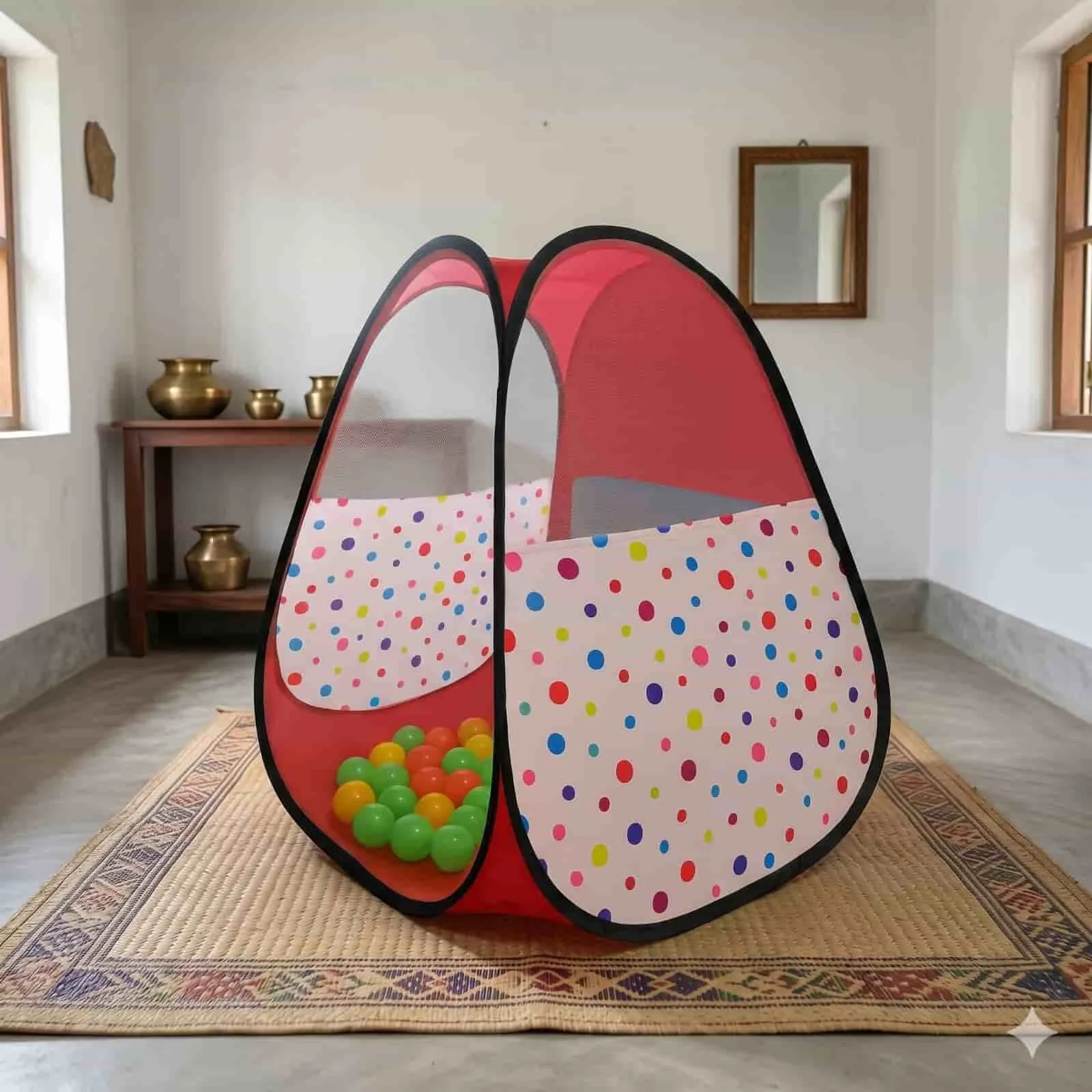 Tent House with 50 Balls