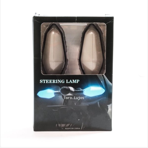 Motorcycle LED Handlebar Turn Signal Light (Steering Lamp) – 2PCS