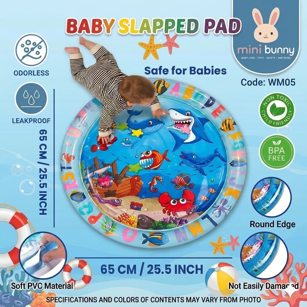 Baby Water Mat – Inflatable Sensory Mat for Tummy Time – Baby Play