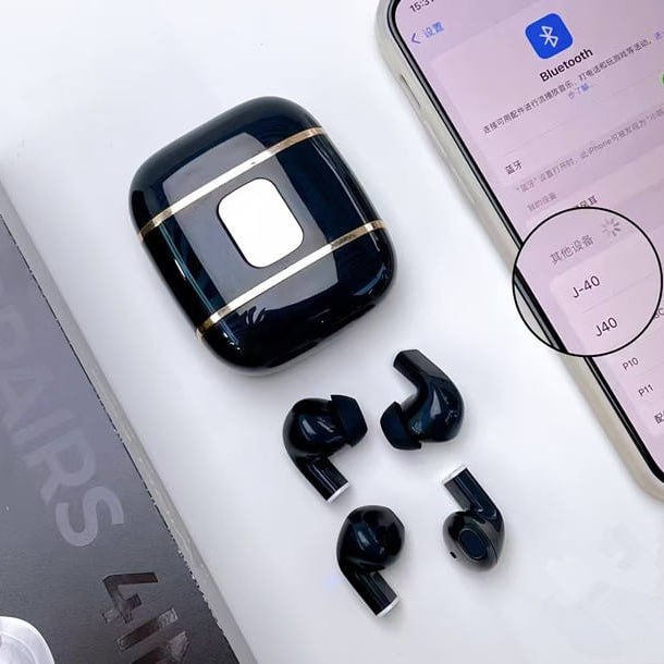 J40 for V5.4 Wireless 4-in-1 Earbuds In-Ear Hi-Fi Sound Active Noise Cancellation IPX5 Waterproof LED Power Display Sports