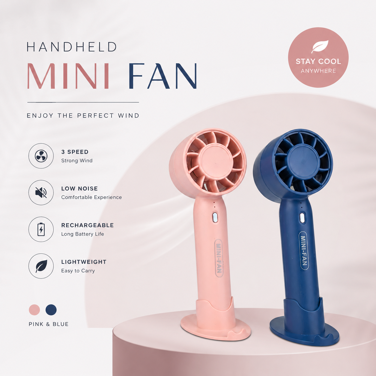 T10 Handheld Mini Fan